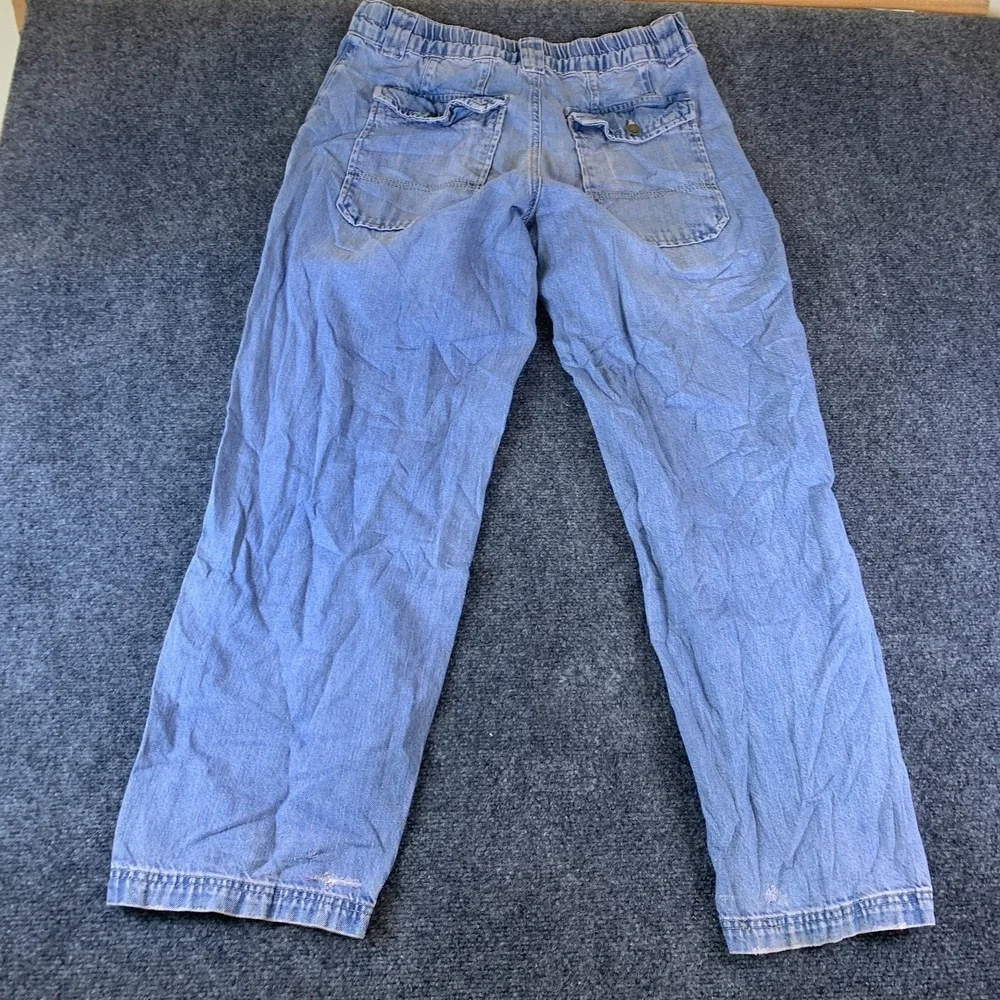Free People We The Free People Carpenter Jeans Women 31x29 Blue Denim Light Wash